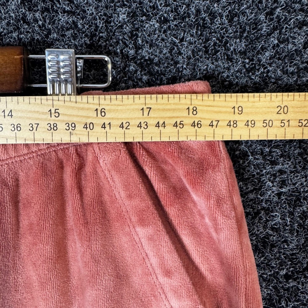 Aerie Velour Joggers XL Terracotta Orange High Rise Elastic Waist Sweatpants - Picture 6 of 7